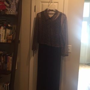 2 piece dress w matching jacket